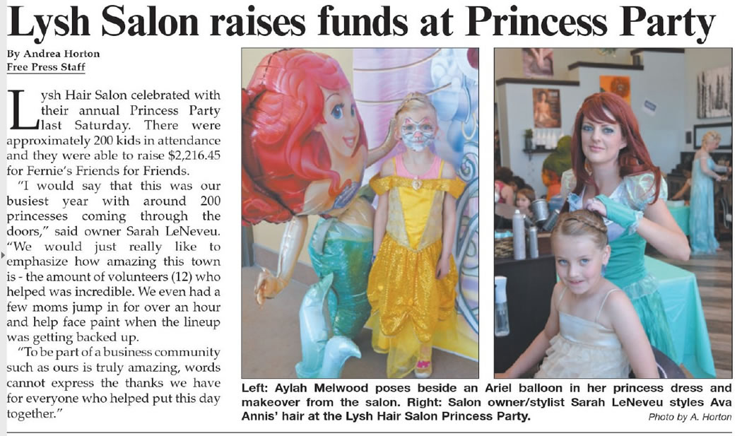 Lysh's Princess Party - Fernie Free Press