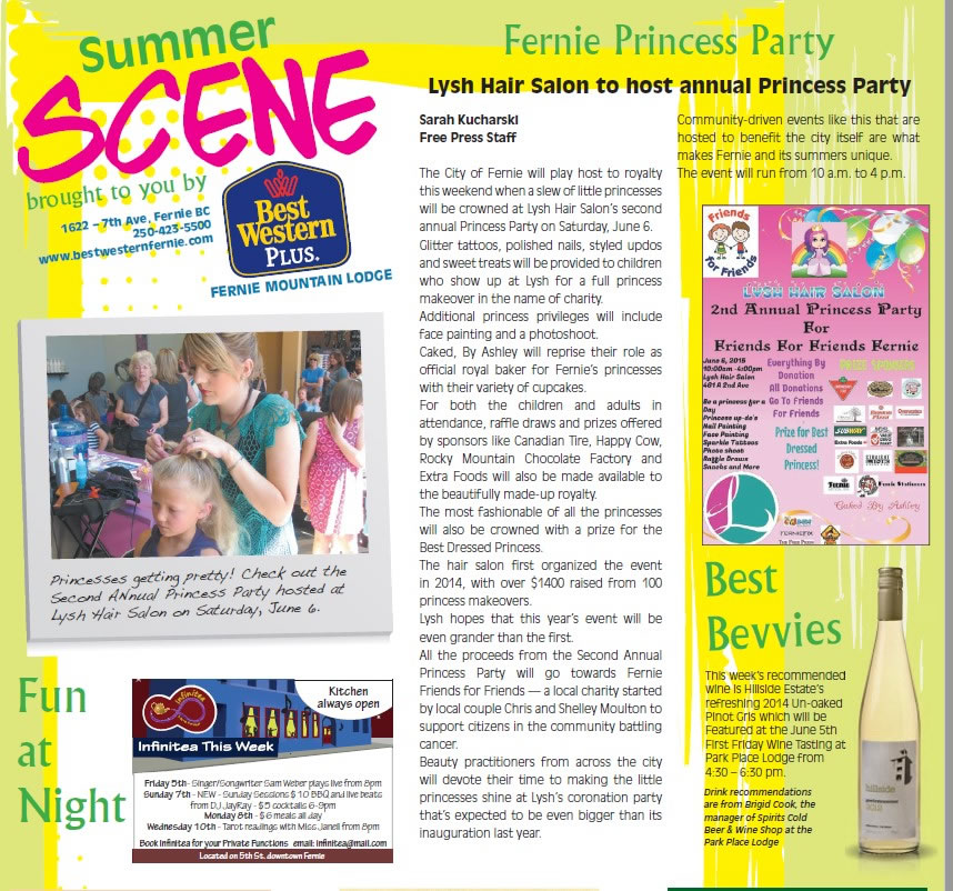 Free Press Summer Scene - Lysh's Princess Party